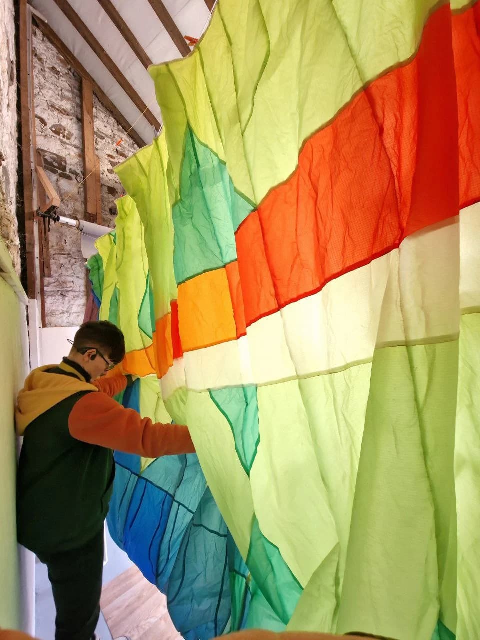 Skye is thoroughly inspecting the top surface of this BGD Magic